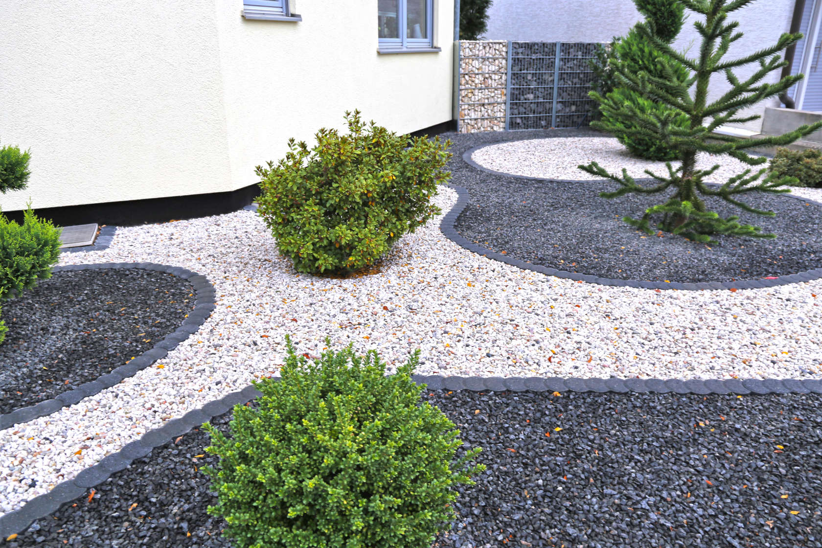 Garten, Kies, Gartengestaltung, Kieswege