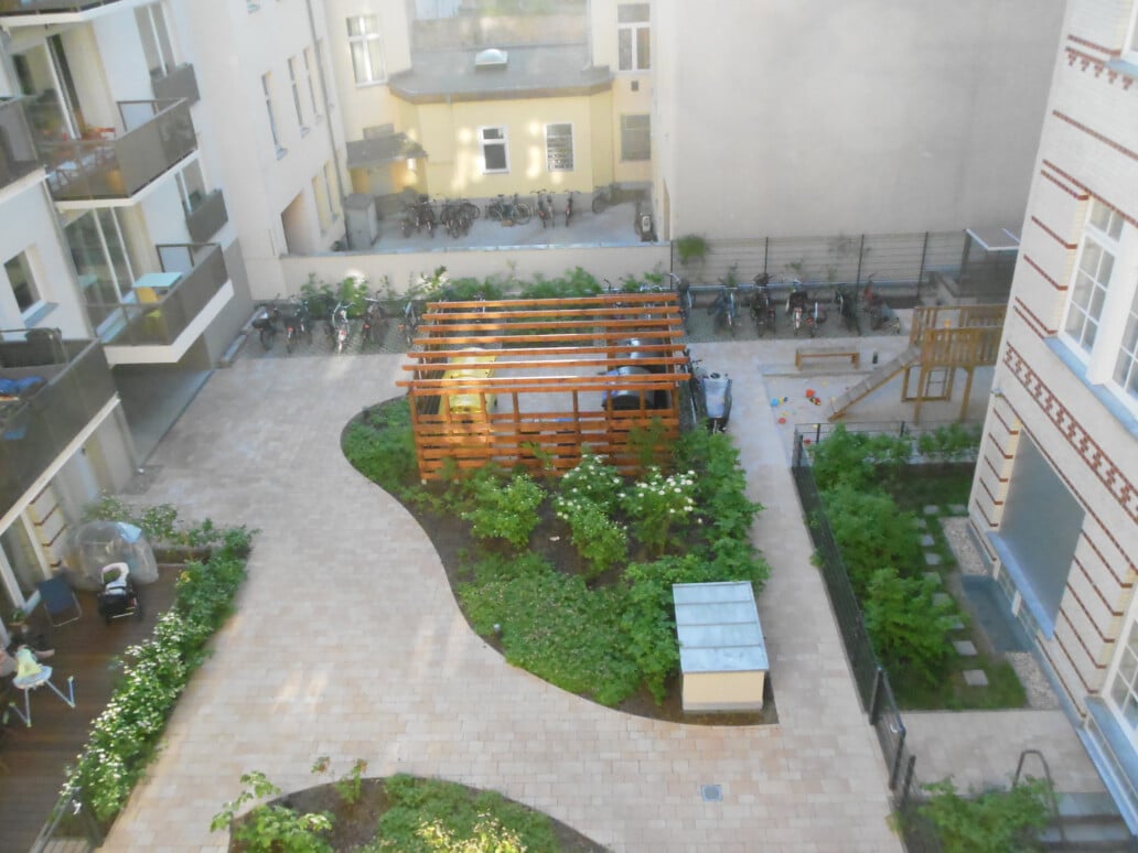 Galabau Berlin, Pflasterarbeiten Berlin, Innenhof, Pflaster, Galabau